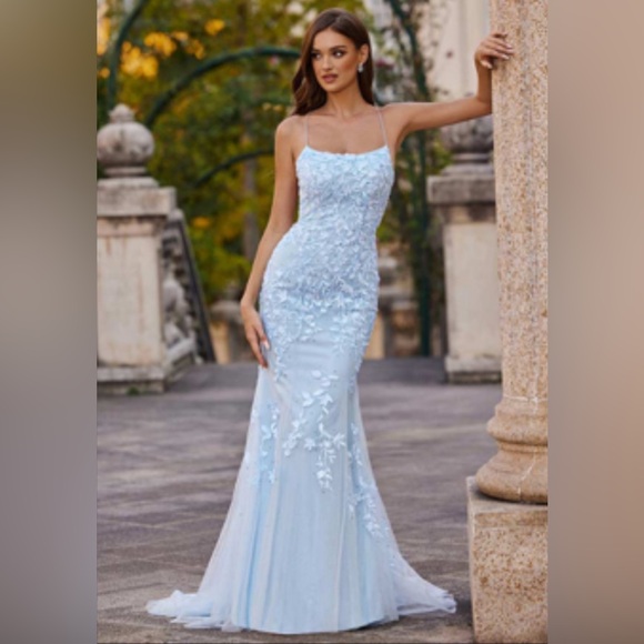 Dresses & Skirts - Sky Blue Prom Dress New With Tags!